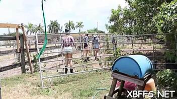 Teen best friends lick and suck a horny lad's tight pussy to orgasm.