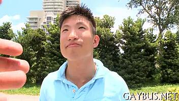 blindfolded old man sucks cock teasingly