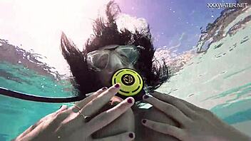 brita piskova says, i love masturbating underwater in the swimming pool