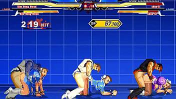 Mugen animation with a hot cumshot