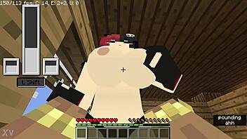 Steve devours the goth beauty!