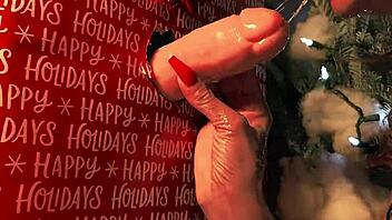 yo, sucking that christmas gift machine cock is wild fun... 😜