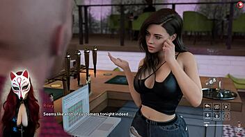 Шаги разврата 9 - горячая девчонка в баре