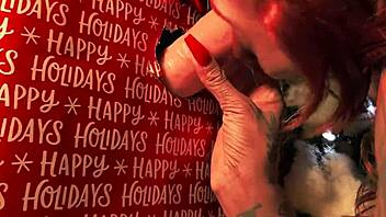 yo, sucking that christmas gift machine cock is wild fun... 😜