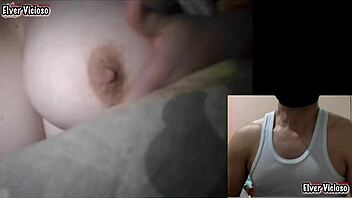 My big tits neighbor says, Come see me cum a lot while I masturbate