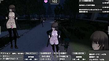 Watch Sereka Expose Herself In A Naked Coat Outdoors!