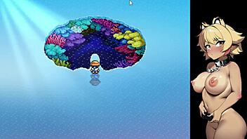 i finallly met the legandary goddess in this fishin game