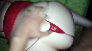 Hot brunette gets her puffy pussy licked by big cock amateur