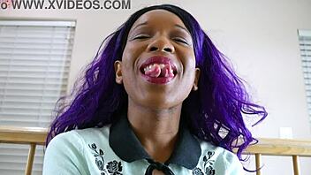 Submissive Woman Uses Her Mouth For Men's Pleasure