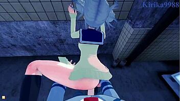 Himiko Toga fucks Ochako Uraraka intensely!