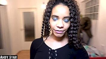 innocent teen blows neighbor's cock in wild pov action.