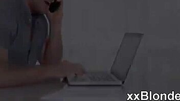 teen blonde voyeur milf gets wild with cock