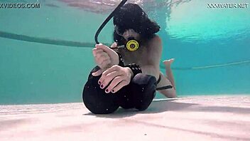 brita piskova says, i love masturbating underwater in the swimming pool