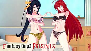 hey, check out this hs dxd ntr madness 3 trailer for the full 1hr movie on sheer fantasyking3 with see-through hentai action 😈