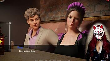 yo, kate in cosplay maid outfit with stockings is just unreal hot!