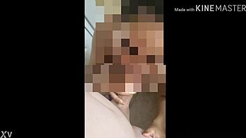 My puta is sucking my dick so eagerly.