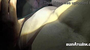 Twink submits fully to his fraternity brothers in rough hardcore action