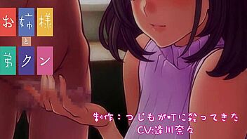 Hentai Punishment with Big Tits Handjob