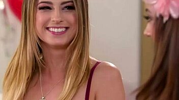 Tiny babe masturbates with girlfriend!