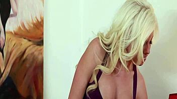 Blonde Pornstar Engages In Intense Toy Play And Fingering Session