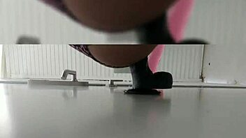 getting bent over in bushes for wild outdoor action