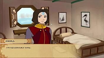 Beautiful hentai game with a busty woman named Pema from Four Elements Trainer Book 4: Love.