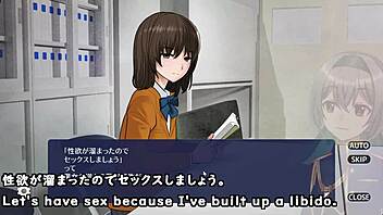 Shadows have sex in clubroom with machine subtitles