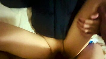 Cum shower with an Asian beauty after a great blowjob and cunilingus session