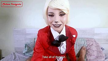 CHARLIE MORNINGSTAR RIDES ME HARD IN HOTEL!