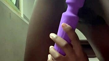 This teen amateur uses a huge vibrator on her pussy, leading to intense masturbation and squirting