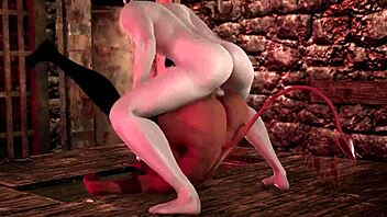 Sex With A Devil Girl With Massive Tits And Hornes