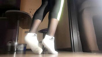 Look At These Sweaty Feet After Training, So Hot!