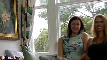 hot mature british lesbo rubs and kisses in classy heels. pure high-def seduction for hours!