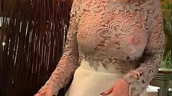 naughty slut bent over for public doggystyle blowjob