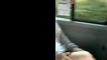 naughty slut bent over for public doggystyle blowjob