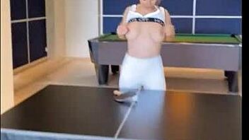 naughty slut bent over for public doggystyle blowjob