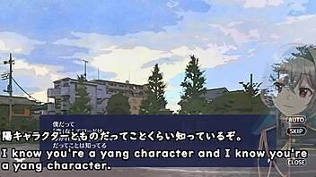 Shadows have sex in clubroom with machine subtitles