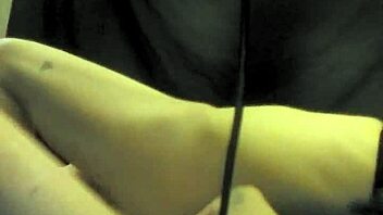 Brother guilts step sister into handjob!