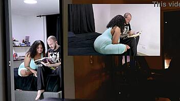 Cousin neglects girlfriend while playing.