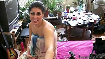 Hot Brunette Babe Blows Dick Then Fucks Fast