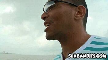 Beautiful Blue-Eyed Latina Teen 18+ Fucks Us on Vacation