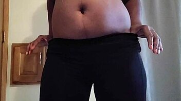 Tight ebony ass in slow motion begs for hard action.  