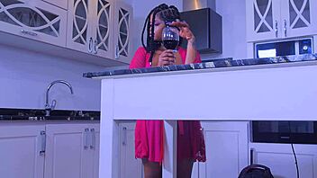 wanna see me suck this ebony stud all night long?