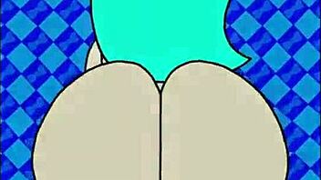 Abby from Beat Banger Legacy takes that monster cock deep in her ass, bent over and wet