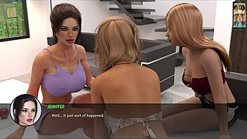 Visual novel and anime-style game walkthrough of Reunion 84