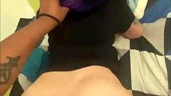 purple dreadhead babe sucks and fucks black guy