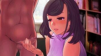 Hentai Punishment with Big Tits Handjob