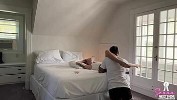 Can this tiny slut handle that monster cock rough?