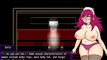 Bad ending in the anime hentai game
