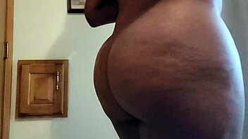 Tight ebony ass in slow motion begs for hard action.  